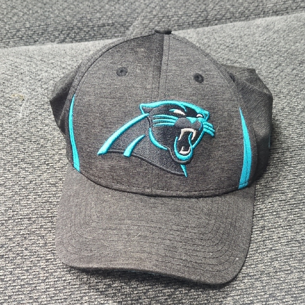New Era Carolina Panthers Black NFL Cap Medium Large